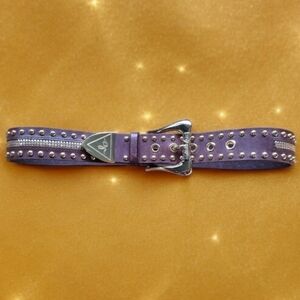 Guess Vtg Brown & Gold Studded Ladies Belt Size M